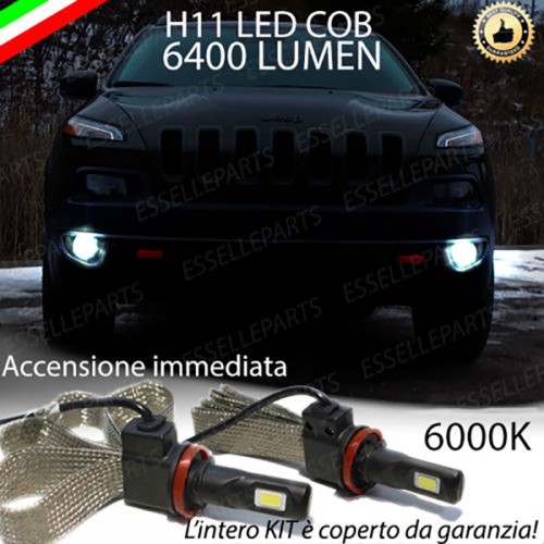 Kit Full LED Fendinebbia H11 6400 LUMEN JEEP CHEROKEE KL