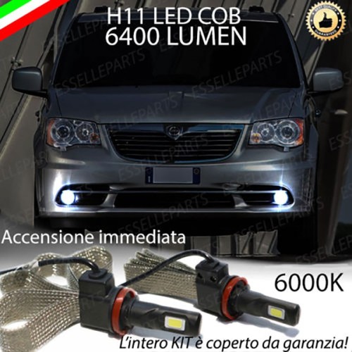 Kit Full LED Fendinebbia H11 6400 LUMEN LANCIA VOYAGER