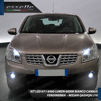 Kit Full LED Fendinebbia H11 6400 LUMEN NISSAN QASHQAI I