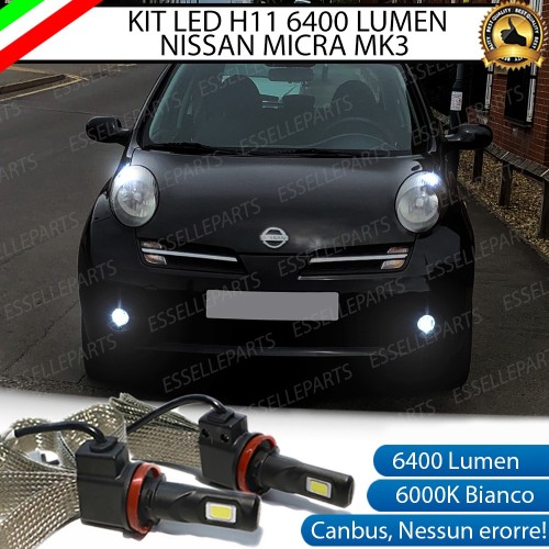 Kit Full LED Fendinebbia H11 6400 LUMEN NISSAN MICRA III