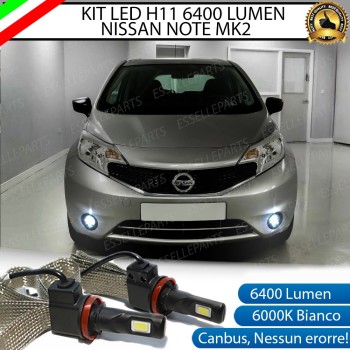 Kit Full LED Fendinebbia H11 6400 LUMEN NISSAN NOTE II Kit Full LED Fendinebbia H11 6400 LUMEN NISSAN NOTE II
