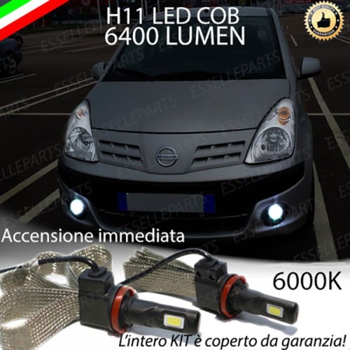 Kit Full LED Fendinebbia H11 6400 LUMEN NISSAN PIXO