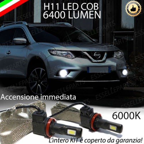 Kit Full LED Fendinebbia H11 6400 LUMEN NISSAN X TRAIL III