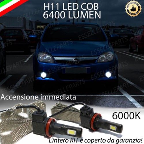 Kit Full LED Fendinebbia H11 6400 LUMEN OPEL TIGRA TWIN TOP