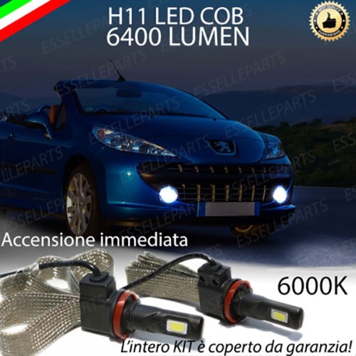 Kit Full LED Fendinebbia H11 6400 LUMEN PEUGEOT 207