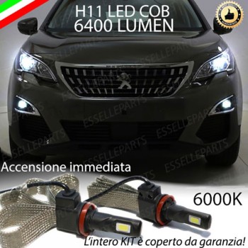 Kit Full LED Fendinebbia H11 6400 LUMEN PEUGEOT 3008 II