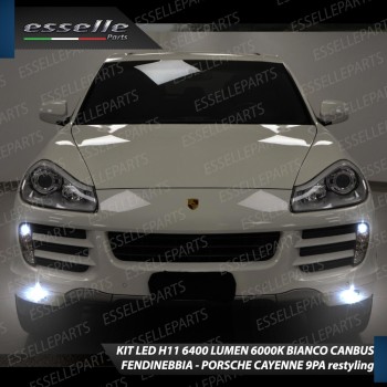 Kit Full LED Fendinebbia H11 6400 Lumen 6000K bianco PORSCHE CAYENNE MK1 Kit Full LED Fendinebbia H11 6400 Lumen 6000K bianco PORSCHE CAYENNE MK1