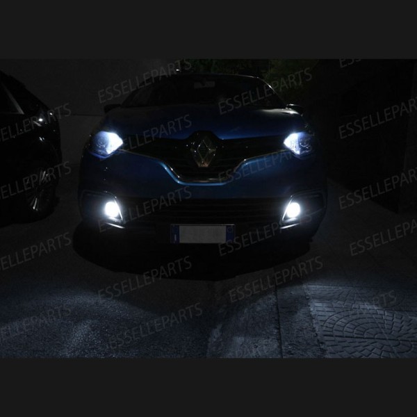 Kit Full LED Fendinebbia H11 6400 Lumen 6000K bianco RENAULT CAPTUR