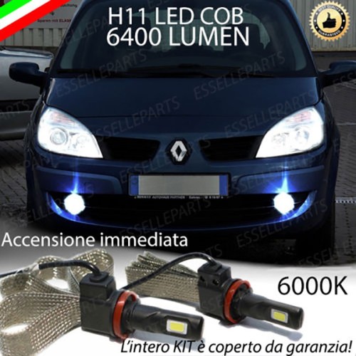 Kit Full LED Fendinebbia H11 6400 LUMEN RENAULT SCENIC II