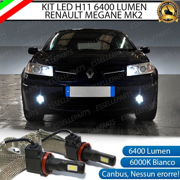 Kit Full LED Fendinebbia H11 6400 LUMEN RENAULT MEGANE II