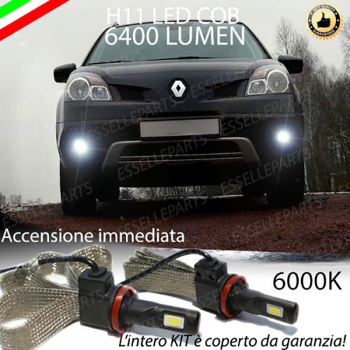 Kit Full LED Fendinebbia H11 6400 LUMEN RENAULT KOLEOS