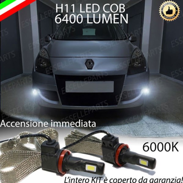 Kit Full LED Fendinebbia H11 6400 LUMEN RENAULT SCENIC XMOD