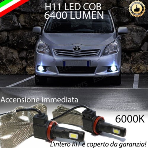 Kit Full LED Fendinebbia H11 6400 LUMEN TOYOTA VERSO