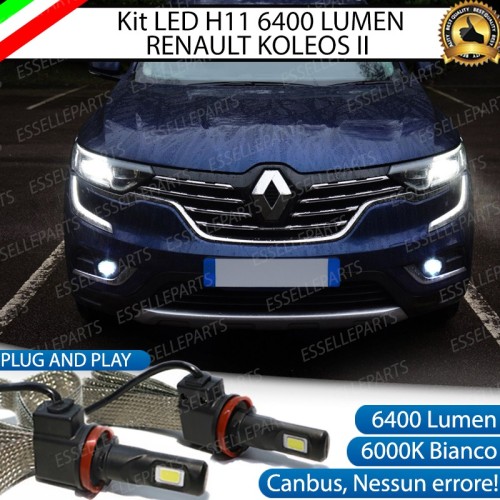 Kit Full LED Fendinebbia H11 6400 LUMEN RENAULT KOLEOS II