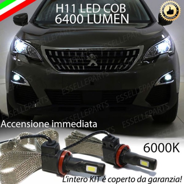 Kit Full LED Fendinebbia H11 6400 LUMEN PEUGEOT 5008 II
