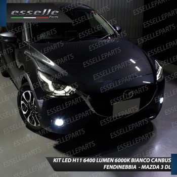 Kit Full LED H11 Fendinebbia 6400 LUMEN Mazda 2 III