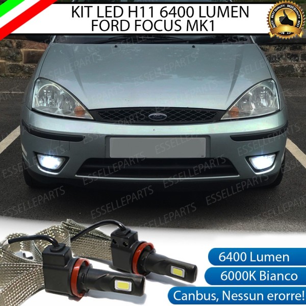 Kit Full LED Fendinebbia H11 6400 Lumen 6000K bianco FORD FOCUS MK1 DAL 2001 IN POI