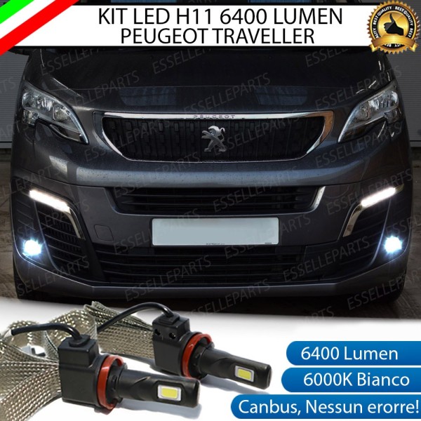 Kit Full LED Fendinebbia H11 6400 LUMEN PEUGEOT TRAVELLER
