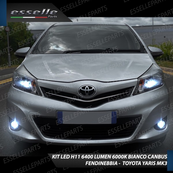 Kit Full LED Fendinebbia H11 6400 Lumen 6000K bianco TOYOTA YARIS MK3