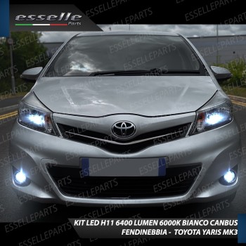Kit Full LED Fendinebbia H11 6400 Lumen 6000K bianco TOYOTA YARIS MK3