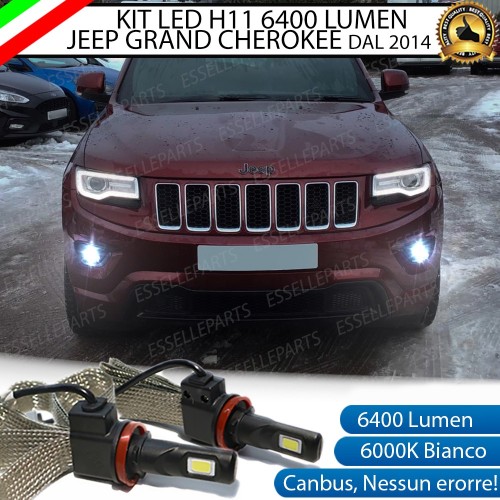 Kit Full LED Fendinebbia H11 6400 LUMEN JEEP GRAND CHEROKEE IV WK2 RESTYLING