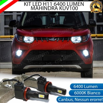 Kit Full LED Fendinebbia H11 6400 LUMEN MAHINDRA KUV 100