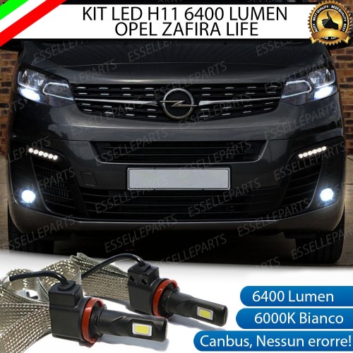 Kit Full LED Fendinebbia H11 6400 LUMEN OPEL ZAFIRA LIFE