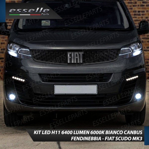 Kit Full LED Fendinebbia H11 6400 LUMEN FIAT SCUDO III