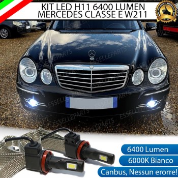 Kit Full LED Fendinebbia H11 6400 LUMEN MERCEDES CLASSE E W211 Kit Full LED Fendinebbia H11 6400 LUMEN MERCEDES CLASSE E W211