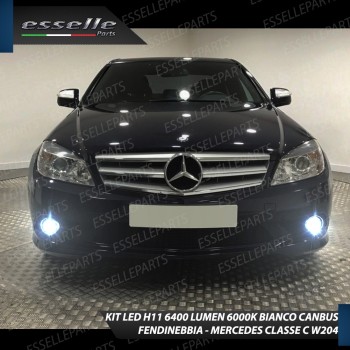 Kit Full LED H11 Fendinebbia 6400 Lumen 6000K bianco MERCEDES CLASSE C W204