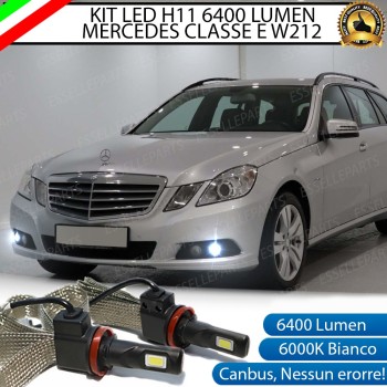 Kit Full LED H11 Fendinebbia 6400 LUMEN MERCEDES CLASSE E W212