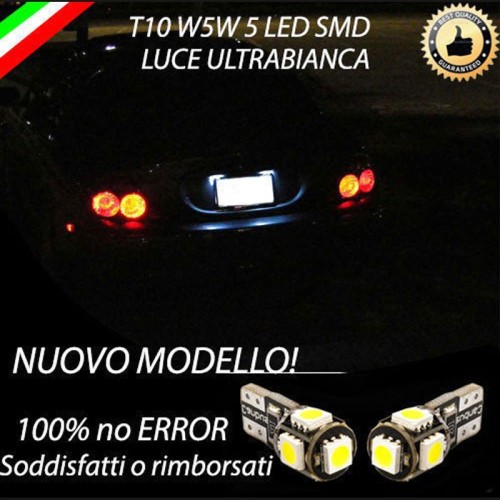 Luci targa 5 LED Canbus