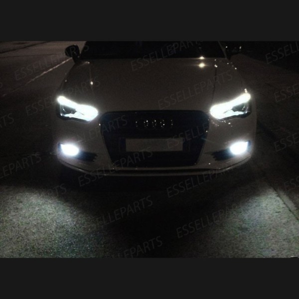 Kit Full LED H8 6400 Lumen 6000K bianco Fendinebbia AUDI A3 8V Pre-Restyling
