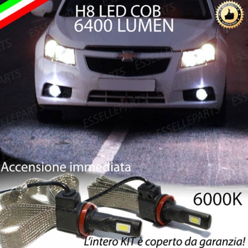 Kit Full LED H8 6400 LUMEN Fendinebbia CHEVROLET CRUZE