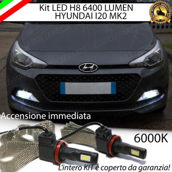 Kit Full LED H8 6400 LUMEN Fendinebbia HYUNDAI i20 II