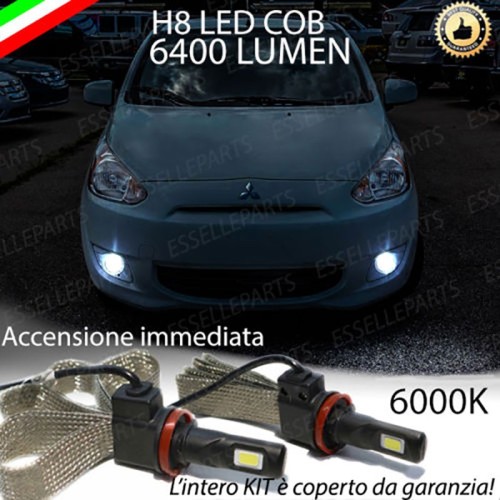 Kit Full LED H8 6400 LUMEN Fendinebbia MITSUBISHI MIRAGE