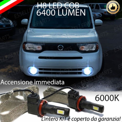 Kit Full LED H8 6400 LUMEN Fendinebbia NISSAN CUBE