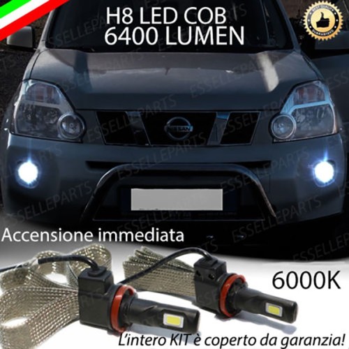 Kit Full LED H8 6400 LUMEN Fendinebbia NISSAN X TRAIL I
