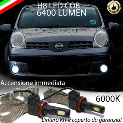 Kit Full LED H8 6400 LUMEN Fendinebbia NISSAN NOTE I