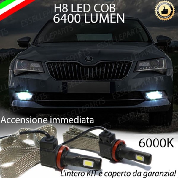 Kit Full LED H8 6400 LUMEN Fendinebbia SKODA SUPERB III