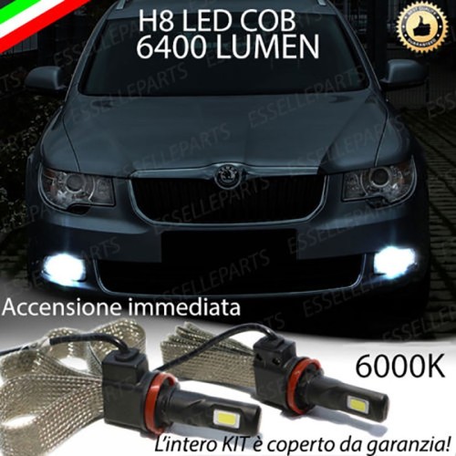 Kit Full LED H8 6400 LUMEN Fendinebbia SKODA SUPERB II
