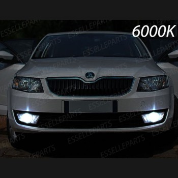 Kit Full LED H8 6400 Lumen 6000K bianco Fendinebbia SKODA Octavia 3 5E Restyling