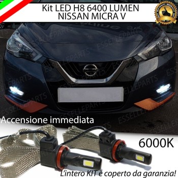 Kit Full LED H8 6400 LUMEN Fendinebbia NISSAN MICRA V