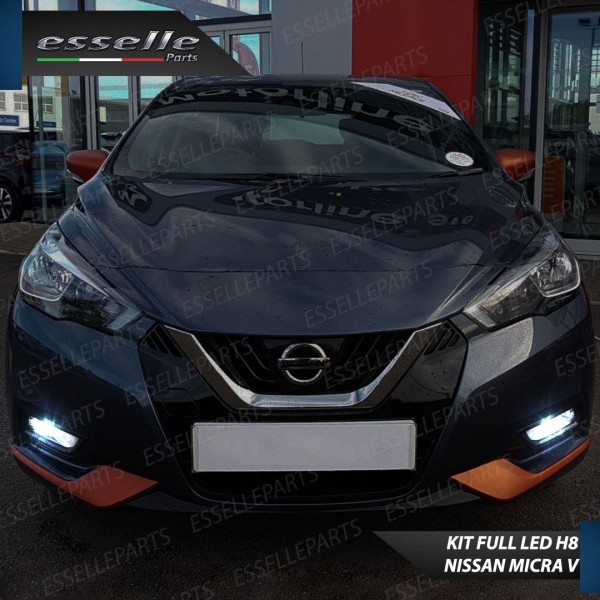 Kit Full LED H8 6400 LUMEN Fendinebbia NISSAN MICRA V