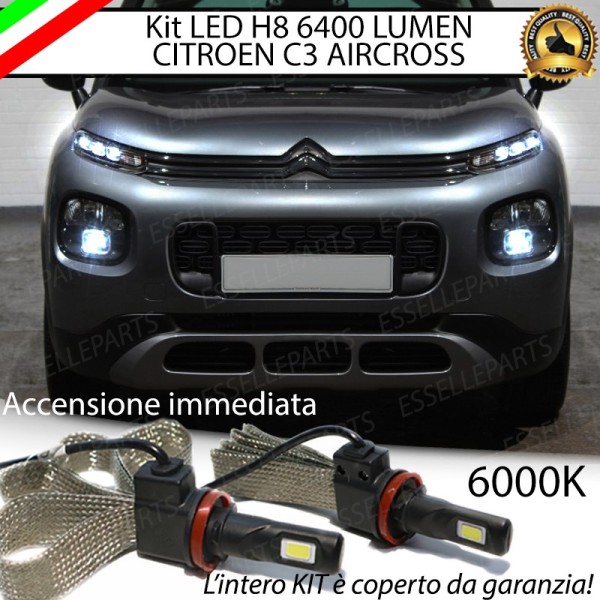 Kit Full LED H8 6400 LUMEN Fendinebbia CITROEN C3 AIRCROSS