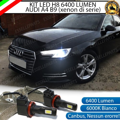 Kit Full LED H8 6400 LUMEN Fendinebbia AUDI A4 B9 CON XENON DI SERIE