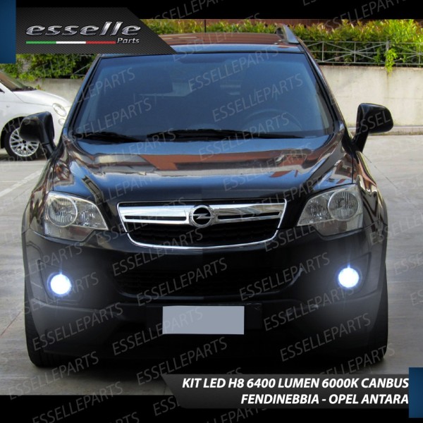 Kit Full LED H8 6400 LUMEN 6000K bianco Fendinebbia OPEL ANTARA fino al 2010