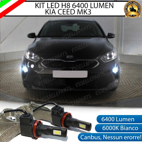 Kit Full LED H8 6400 LUMEN Fendinebbia KIA CEED PRO CEED III