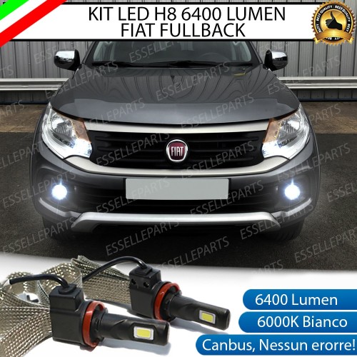 Kit Full LED H8 6400 LUMEN Fendinebbia FIAT FULLBACK