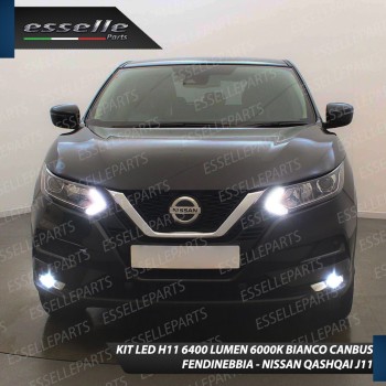 Kit Full LED H8 Fendinebbia 6400 LUMEN NISSAN QASHQAI II RESTYLING